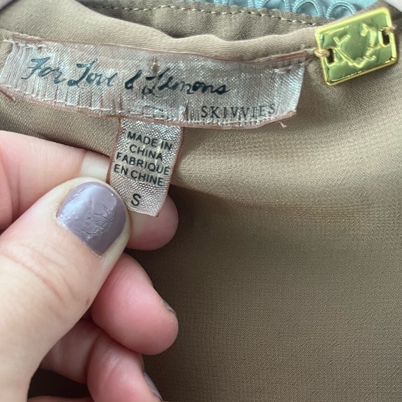 For Love & Lemons Skivvies Soliana Sleep Shirt Dress Women’s Small Lounge *Flaw - Picture 6 of 16